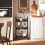 SoBuy 3-Tier Kitchen Trolley with Wheels, Black/Brown 11