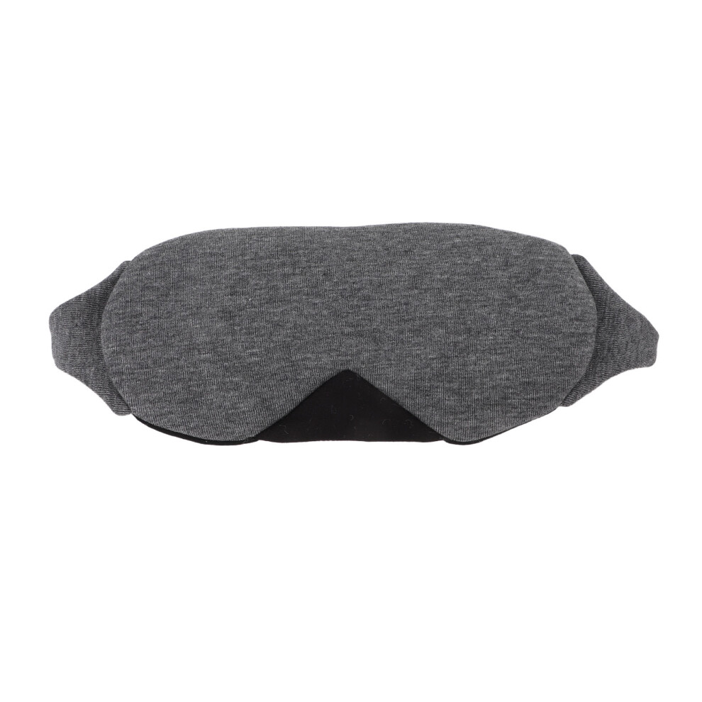 Black Adjustable And Breathable Cotton Sleeping Eye Cover For Better Sleep