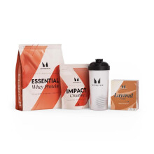 (Strawberry Cream & Triple Choc Fudge) MYPROTEIN Essentials Protein Bundle for Muscle Building and Fitness - Healthcare Supplement Dietary