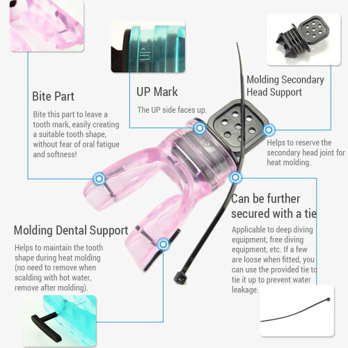 Scuba Diving Mouthpiece Moldable Snorkel 1