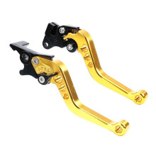 Brake Clutch Adjustable Levers Universal Motorcycle Clutch Brake Handle Alloy CNC for BMW Suzuki Motorbike Yellow