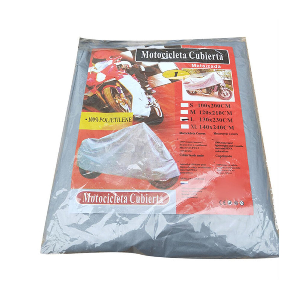Motorbike Cover for Large Motorcycles, All Weather Sunproof Outdoor Protection, Durable Material, UV Resistant-image-OPC-PKF6PVC-NEW