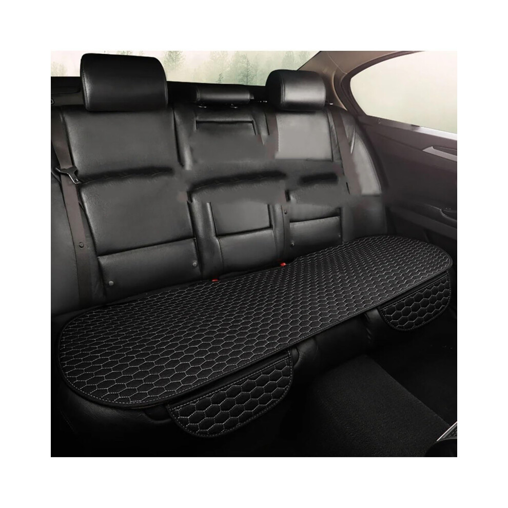 Car Seat Cushions Cover Flax Material Universal Breathable Cushion For Four-Door Sedan Suv Rear Protection Black 9016109784193