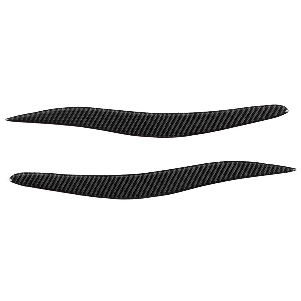Pair Carbon Fiber Headlight Eyebrow Eyelids Cover 8320539100715