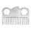 Aluminum Alloy Horse Comb Mane Tail Pulling Comb 5