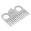 Aluminum Alloy Horse Comb Mane Tail Pulling Comb 3