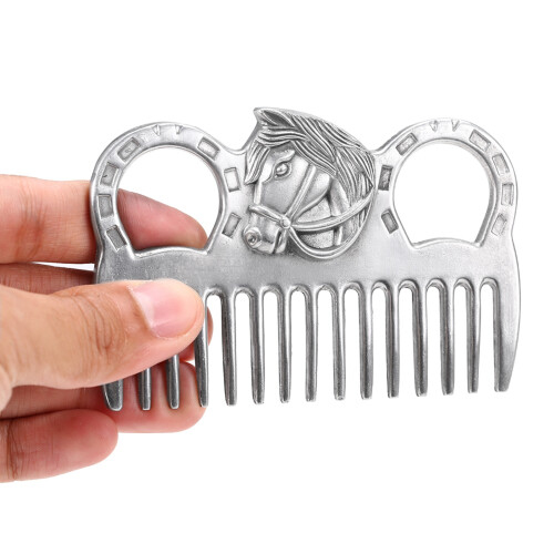 Aluminum Alloy Horse Comb Mane Tail Pulling Comb 1