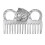 Aluminum Alloy Horse Comb Mane Tail Pulling Comb 1
