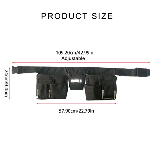 Hardware Tool Storage Belt Bag Pouch Multifunctional Electrician 1