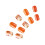 Maple Leaf Press on Nails Short Square Thanksgiving False Nails 5