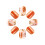 Maple Leaf Press on Nails Short Square Thanksgiving False Nails 4
