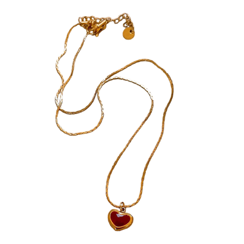 Versatile Heart Pendant Neck Chain Jewelry Women's Heart-image-OPC-PKF6SXV-NEW