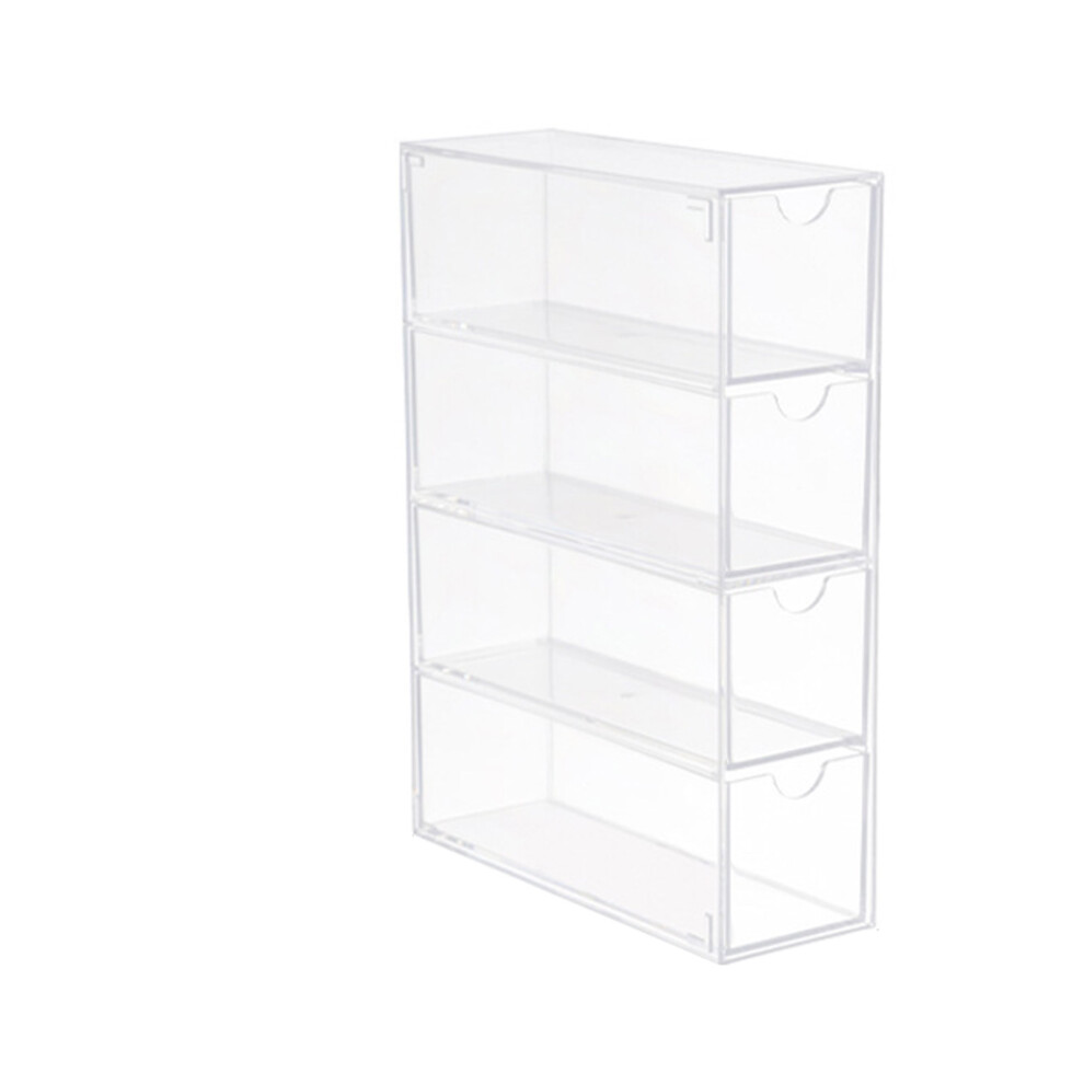 4 Compartment Glasses Storage Box Protective Eyewear Case