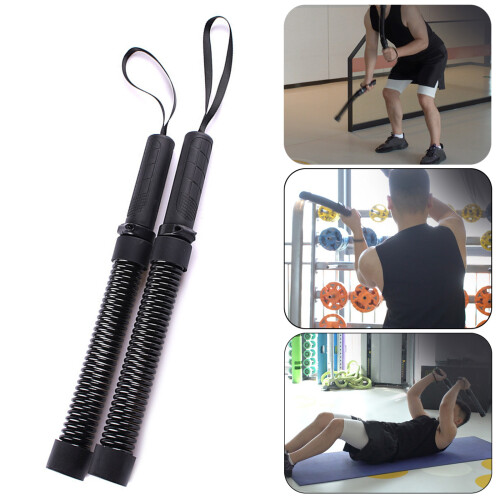 2Pcs  Workout Rope Spring Rod Strength Training Tool Home Gym 1