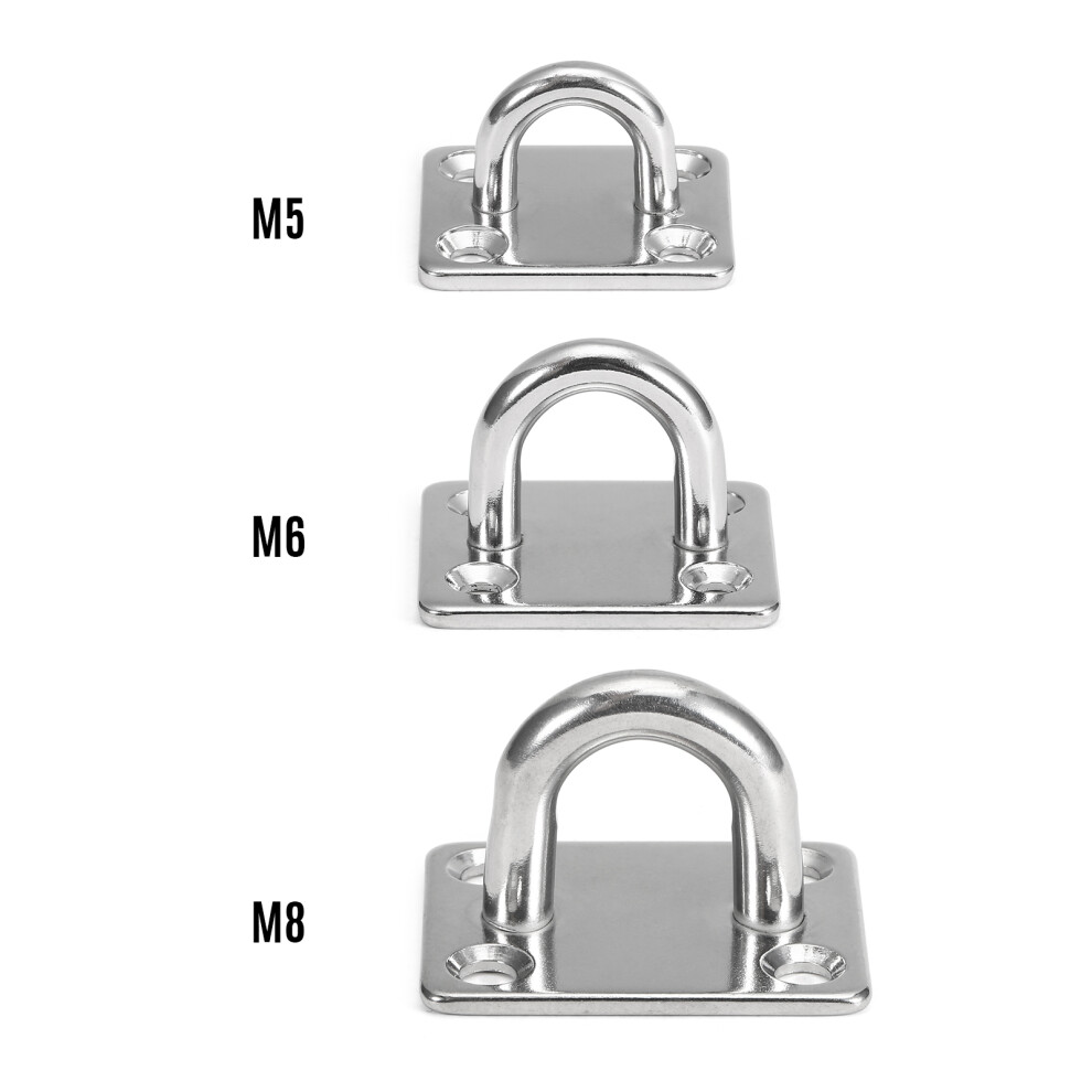 4Pcs Pad Eye Plates Marine Hardware 8320539101378