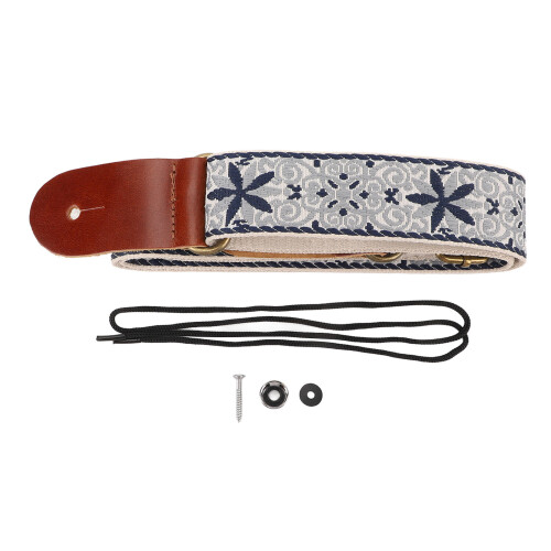 Correa para ukelele Estilo 2 - Talla única, bordada 1