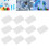 Plaque à 12 puits en polystyrène transparent, lot de 10 pièces. 15