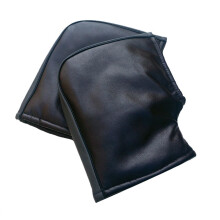 Winter Motorbike Gloves 2pc Black Waterproof PU Leather Windproof Handlebar Muffs for Electric Scooter and Motorcycle