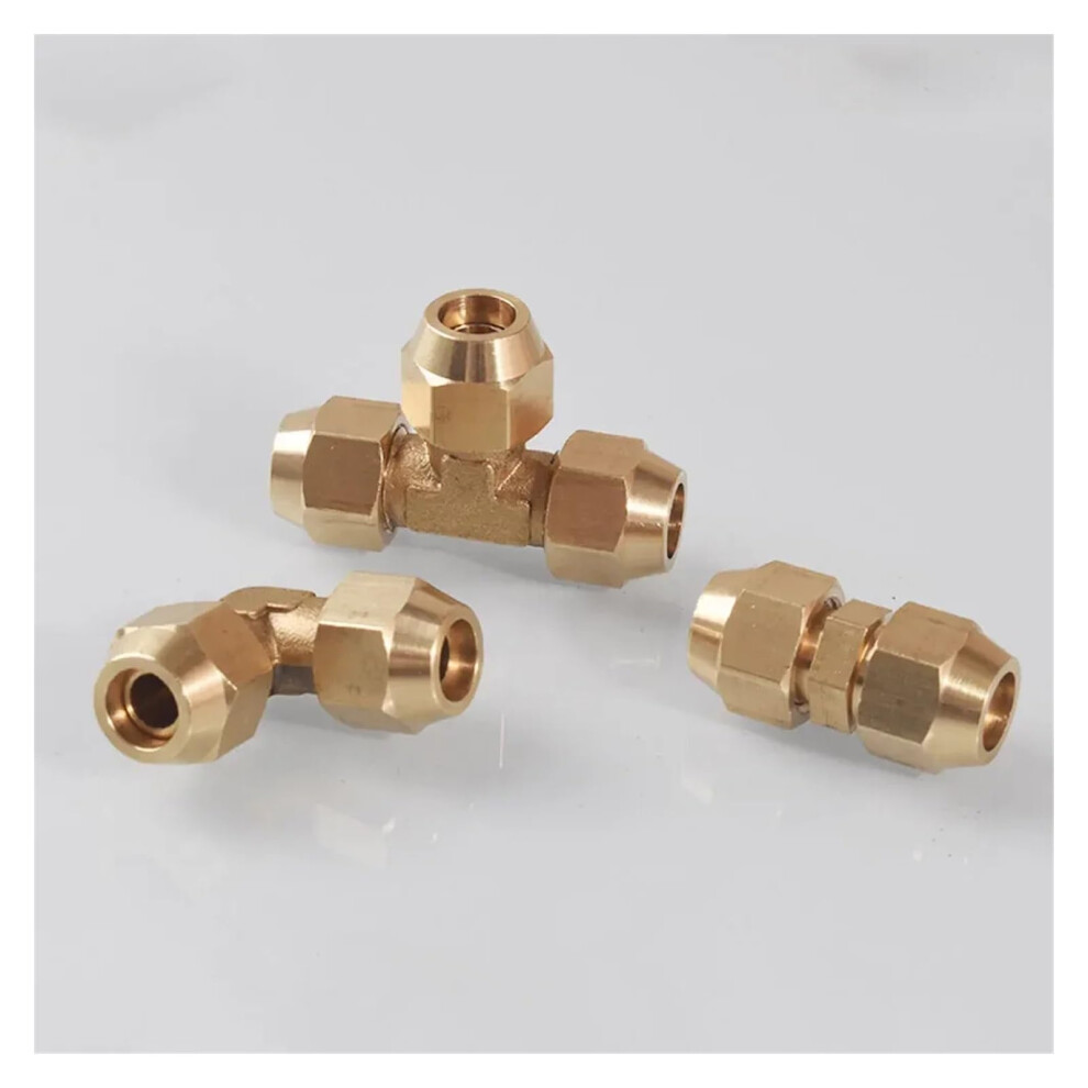 6/8/10/12Mm Metric Flare Pipe Fitting Connector Coupling Nut For Air Conditioner Copper Tube Elbow Tee 12Mm_flare 6038364317148