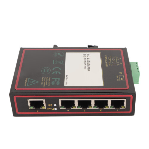 Industrial Ethernet Switch 5 Ports 100Mbps DIN 1