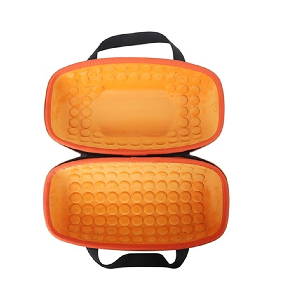 Speaker Bag Hard Protective Storage Case Sleeve For Wireless Speakers, Travel Carrying Pouch, Durable Material Orange 9084446857108