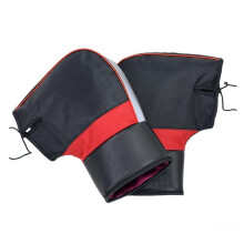 Motorcycle Handlebar Muffs Windproof Waterproof Mittens with Reflective Strip for Winter Riding - Outdoor Bike Gloves