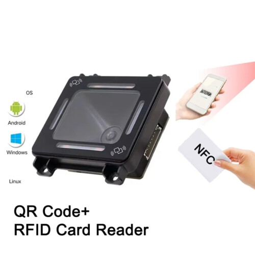 Leitor de cartão RFID com código QR EP8280 NFC 1D 2D Leitor de código QR 1