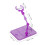 10 set di supporti modello da 6 pollici viola trasparente 2