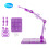 10 set di supporti modello da 6 pollici viola trasparente 16