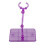 10 set di supporti modello da 6 pollici viola trasparente 14