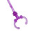 10 set di supporti modello da 6 pollici viola trasparente 8