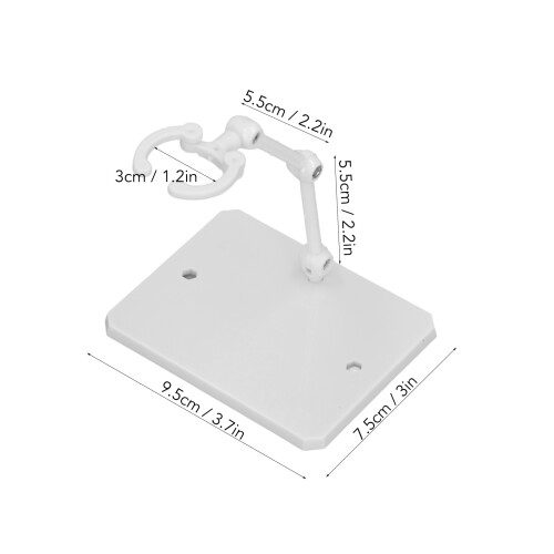 10 pièces de supports de figurine, 6 pouces, blanc 1