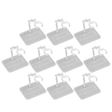 10 soportes para figuras de 6 pulgadas transparentes