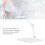 10 pièces de supports de figurine, 6 pouces, blanc 4