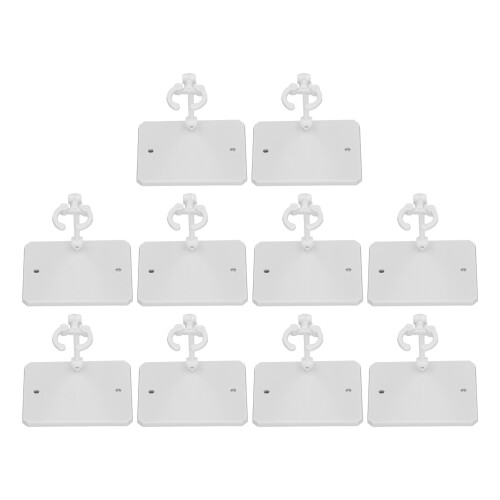 10 pièces de supports de figurine, 6 pouces, blanc 2