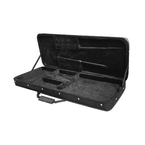 Electric Guitar Case with Shoulder Strap, Lightweight Design, Dustproof Padding, Fits Most Standard Models