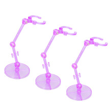 10 pièces de supports pour figurines d'action pour poupées de 6 pouces violet