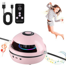 Music Jump Rope Machine, Wireless Skipping Rope with Counter for Adults Kids, Smart Skipping Rope with Remote Control