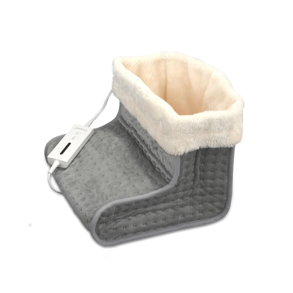 (Default) Crystals Electric Foot Warmer for Therapeutic Pain Relief and Washable Winter Feet Slipper