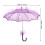 Parasol de encaje 1 pieza morada 60 x 56,5 cm 2