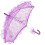 Parasol de encaje 1 pieza morada 60 x 56,5 cm 14