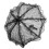 Schwarzer Spitzen-Parasol - 60 x 56,5 cm, 1 Stück 1