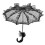 Schwarzer Spitzen-Parasol - 60 x 56,5 cm, 1 Stück 3