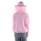 Breathable Beekeeping Suit Protective Veil Jacket Pink, Size Adjustable 10