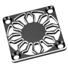 Cubierta de ventilador de refrigeración 30x30mm Aleación de aluminio negra