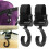 Rotatable Multi-Functional Baby Stroller Hooks 2pcs Plastic Black 11