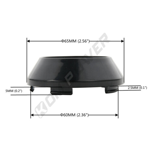 65MM RAYS Wheel Center Cap,4PCS SILVER CAP,BRONZE RAYS 2
