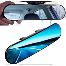 Panoramic Rearview Mirror - for Car Interior - Universal & Anti-Glare - Round with Angle Adjustment