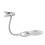 3x LR1130 lampada ingrandente con clip e collo a oca 7