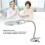 3x LR1130 lampada ingrandente con clip e collo a oca 5